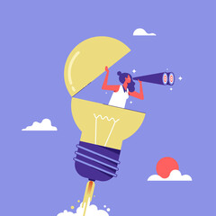 Searching for success concept