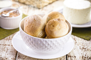 cheese bread, a delicacy much appreciated in Brazil. called 