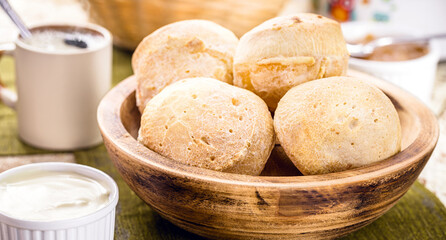 Brazilian snack cheese bread, typical of Minas Gerais