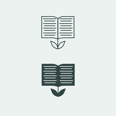 Knowledge growth icon