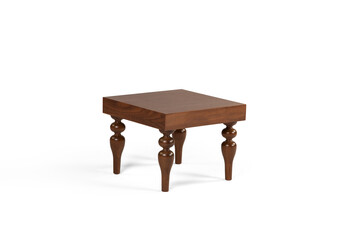 coffee table isolated on white background 