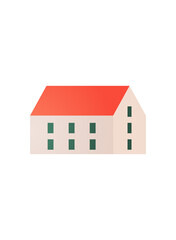 Property and building flat illustration.