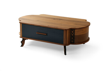 coffee table isolated on white background 