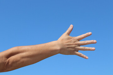 指差し確認のジェスチャー