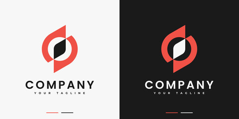 simple minimalist compass logo