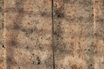 Cracked and abstract grunge texture. Aged material surface backdrop. Weathered effect pattern. Old and dirty background.