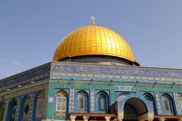 Fototapeta na wymiar dome of the rock mosque