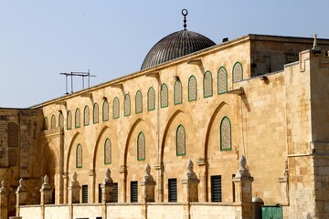 Fototapeta na wymiar al aqsa mosque in jerusalem
