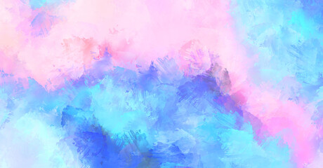 Artistic abstract background. Texture painted wallpaper. Creative illustration with strokes of paint. Brush pattern painting.