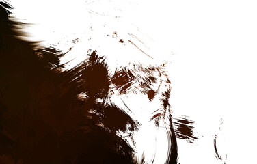 Wall art. Unique and creative illustration. Brush stroked painting. Abstract background of colorful brush strokes. Brushed vibrant wallpaper. Painted artistic creation.