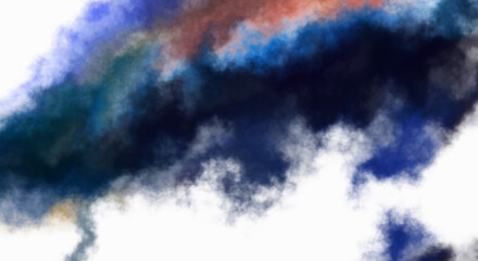 Watercolor painted background. Abstract Illustration wallpaper. Brush stroked painting. 2D Illustration.