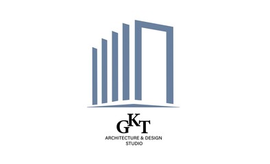 logo of architecture and design  studio vector illustration