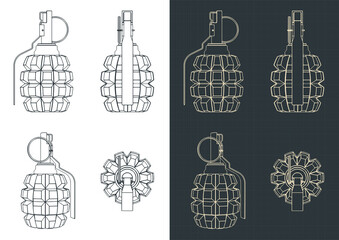 Hand grenade blueprints