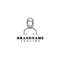 avatar logo icon design template vector illustration