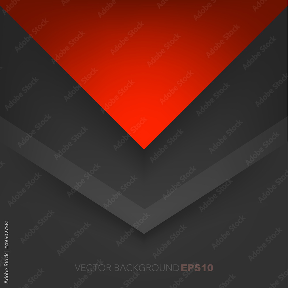 Poster graphic geometric triangle overlap vector layer background for text and message design
