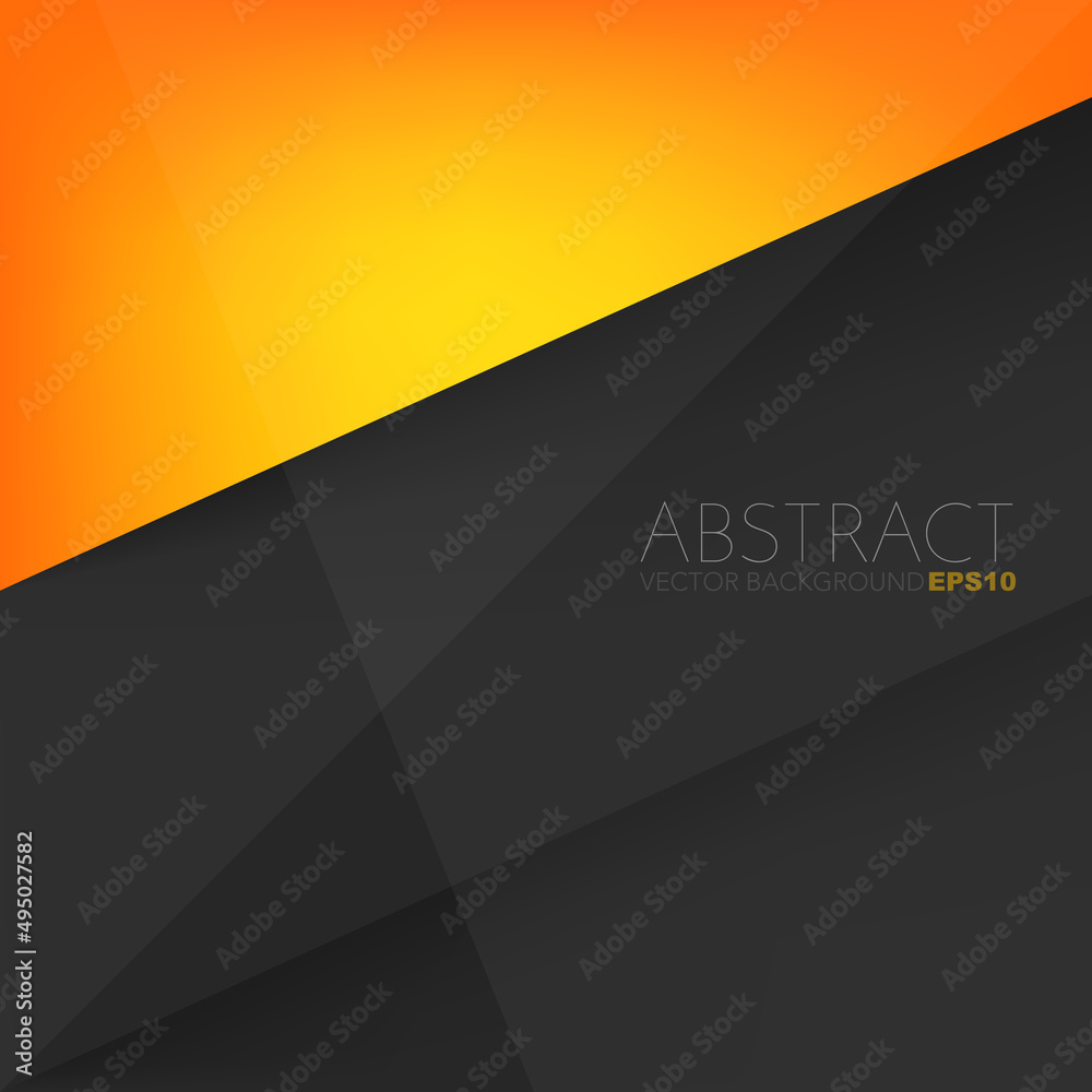 Fototapete graphic geometric triangle overlap vector layer background for text and message design