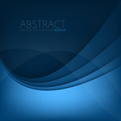 Obraz premium graphic vector curve line overlap background for text and message design