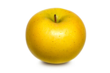 Yellow apple koukou isolated on white background.	
