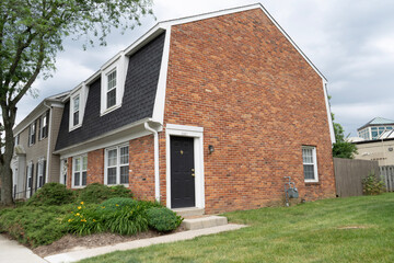 modern house with garden