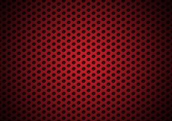 Perforated metal background pattern ( red )