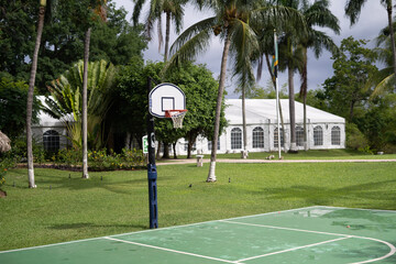 basketball court yard