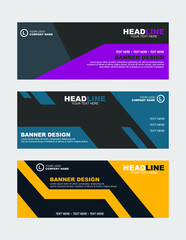 set of banner deisgn