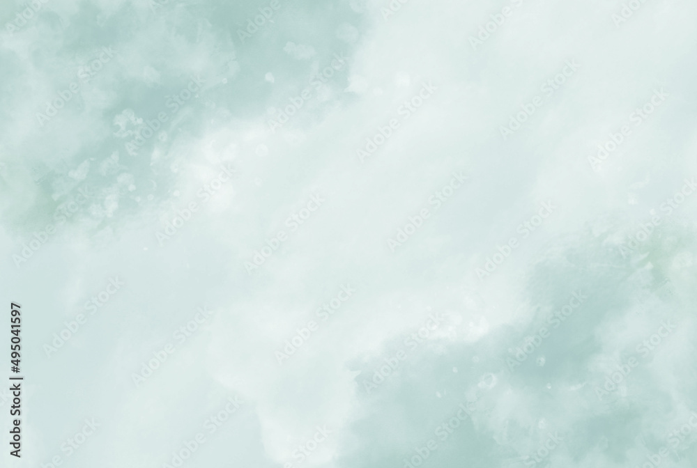 Poster green watercolor painting background abstract texture with color splash design