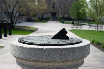 sundial in the park