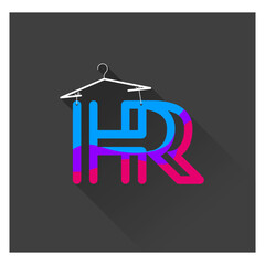 HR clothing Hanger logo Design