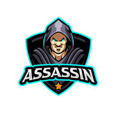Assassin esport logo template