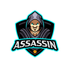 Assassin esport logo template