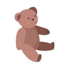 Isometric Teddybear Kindergarten Composition