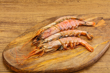 Tasty big Langoustine over the board