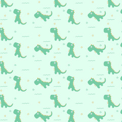 dinosaur pattern seamless cute dino background