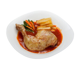 Persian food Isolated on a white background