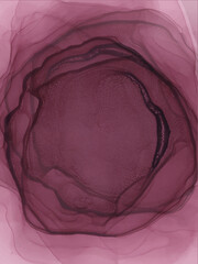 Alcohol ink texture. Abstract hand painted bordo background. © EvgeniiasArt