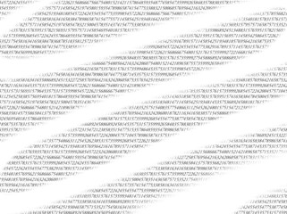 Obraz premium 消された数字 データ消失イメージイラスト