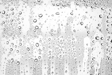 white background water drops on glass, abstract design overlay wallpaper