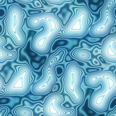 Fototapeta premium Soft blu water puddle seamless texture pattern. Fresh organic wet pool drop background. Swirl ombre blue degrade blur. Wavy decor illustration for summer beach design swatch tile. 