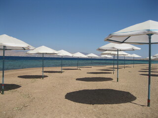 umbrellas on the beach