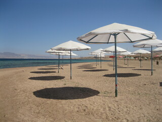umbrellas on the beach