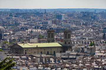 モンマルトルからの眺め　聖ヴァンサン・ド・ポール教会