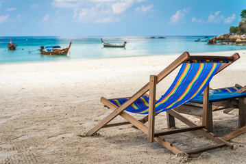 Beautiful tropical island beach - Koh Lipe. Travel summer holiday concept.