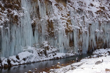白川氷柱群
