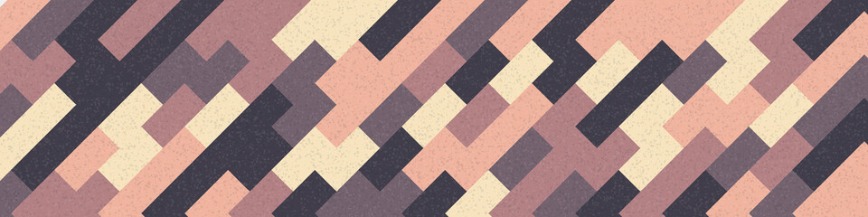 Fototapeta premium Abstract Geometric Pattern generative computational art illustration