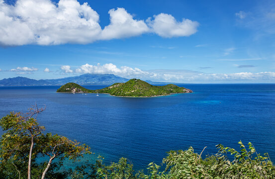 Island Ilet a Cabrit, Terre-de-Haut, Iles des Saintes, Les Saintes, Guadeloupe, Lesser Antilles, Caribbean.