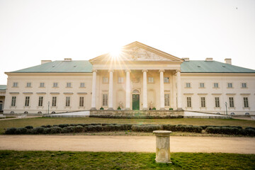 Fototapeta premium Castle Kacina is one of the most important buildings of Empire architecture in Bohemia near Kutna Hora, Czech Republic, Europe.