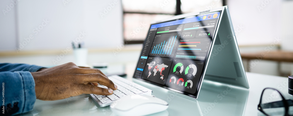Poster KPI Business Data Dashboard Analytics