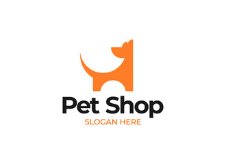 Fototapeta premium dog logo design vector format