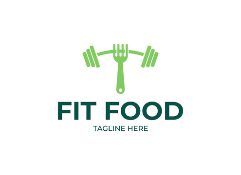 fit and healthy logo vector
